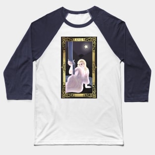 The Star XVII | Tarot Card Baseball T-Shirt